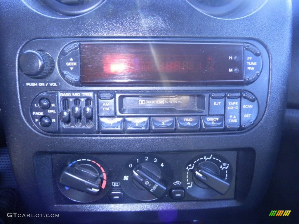 2001 Sebring LX Coupe - Black / Dark Slate Gray photo #9