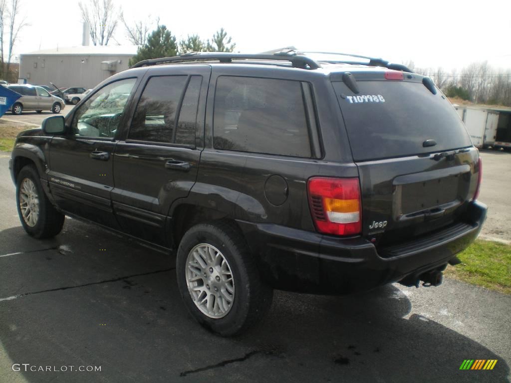 2004 Grand Cherokee Limited 4x4 - Brillant Black Crystal Pearl / Dark Slate Gray photo #10