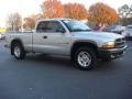 2002 Bright Silver Metallic Dodge Dakota SXT Club Cab  photo #2