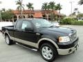 Black - F150 Lariat SuperCab 4x4 Photo No. 2