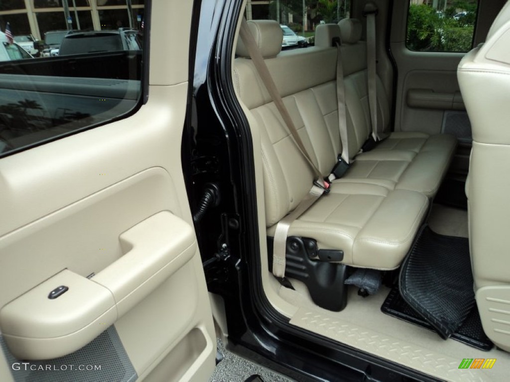 2007 F150 Lariat SuperCab 4x4 - Black / Tan photo #21