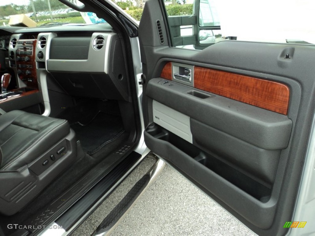 2010 F150 Lariat SuperCrew - Ingot Silver Metallic / Black photo #20