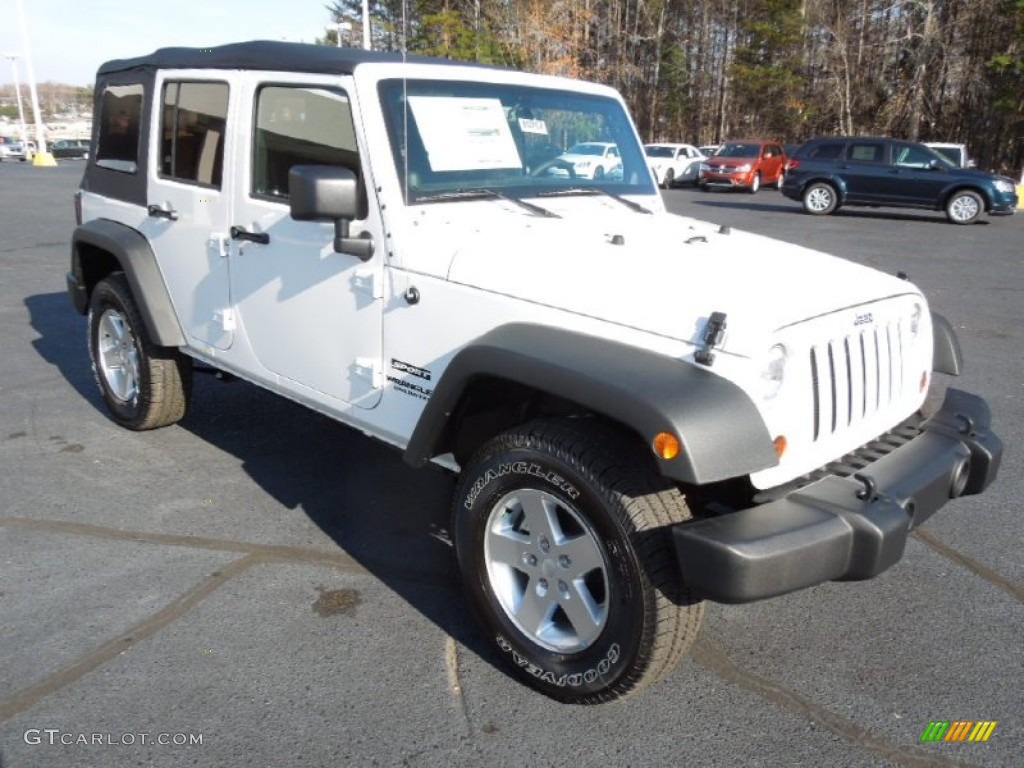 Bright White Jeep Wrangler Unlimited