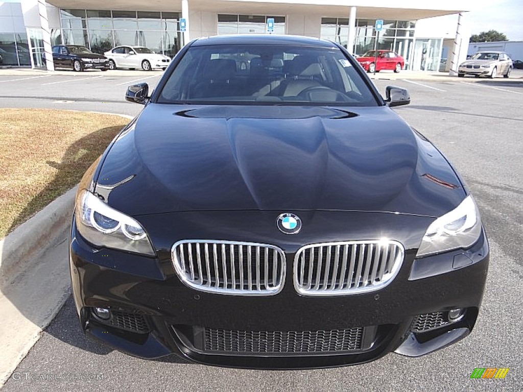 2013 5 Series 550i Sedan - Jet Black / Black photo #3