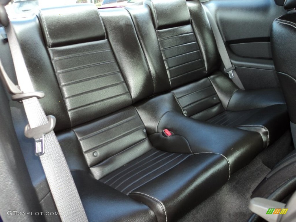 2010 Ford Mustang GT Premium Coupe Rear Seat Photo #74165592