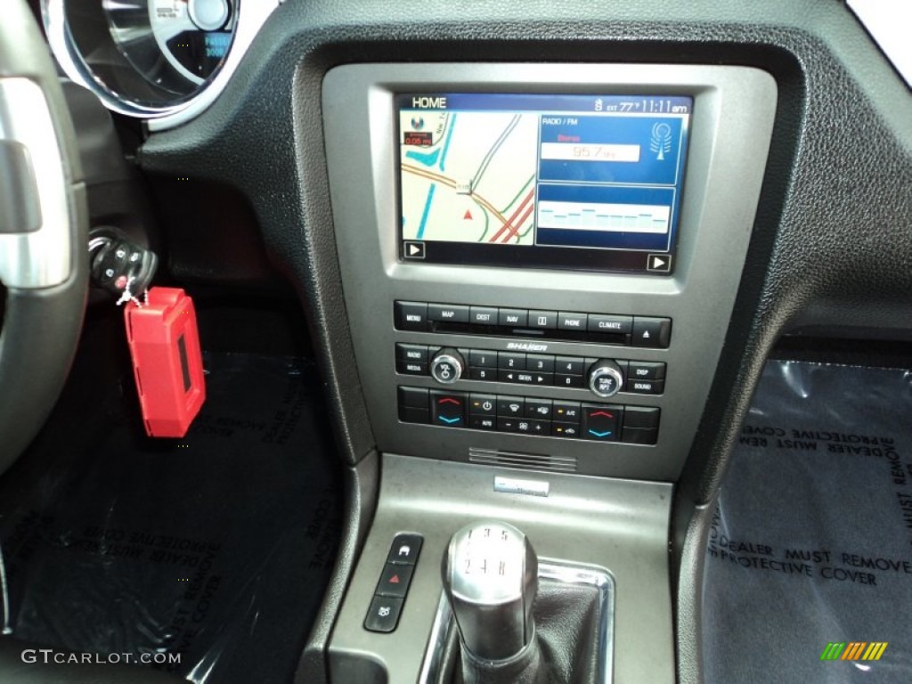 2010 Ford Mustang GT Premium Coupe Controls Photo #74165670