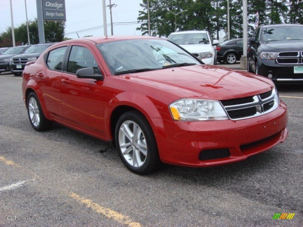 Redline 2-Coat Pearl 2013 Dodge Avenger SE V6 Exterior Photo #74166070