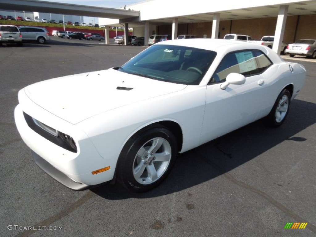 2013 Challenger SXT - Bright White / Dark Slate Gray photo #2