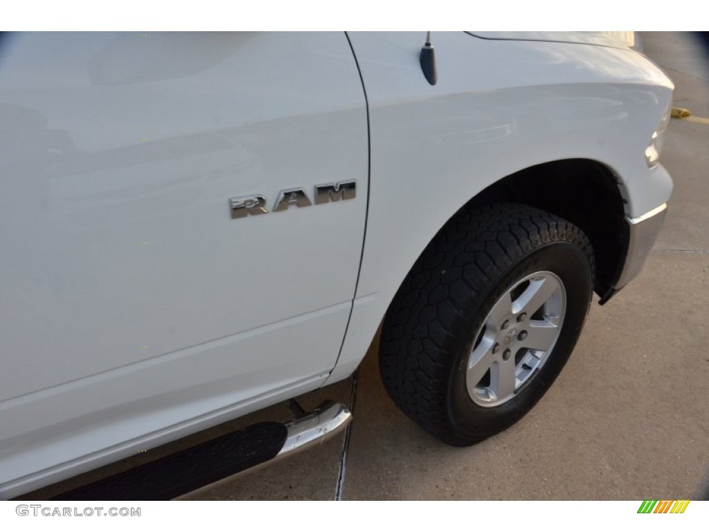 2010 Ram 1500 Big Horn Quad Cab 4x4 - Stone White / Dark Slate/Medium Graystone photo #10