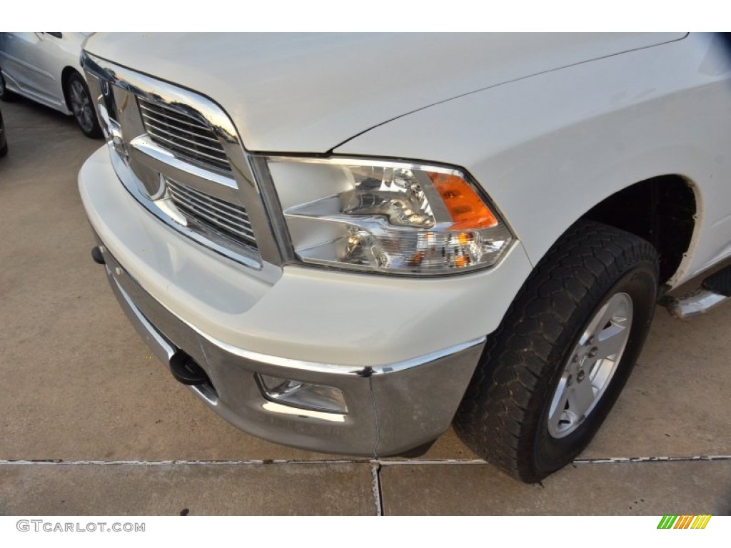 2010 Ram 1500 Big Horn Quad Cab 4x4 - Stone White / Dark Slate/Medium Graystone photo #13