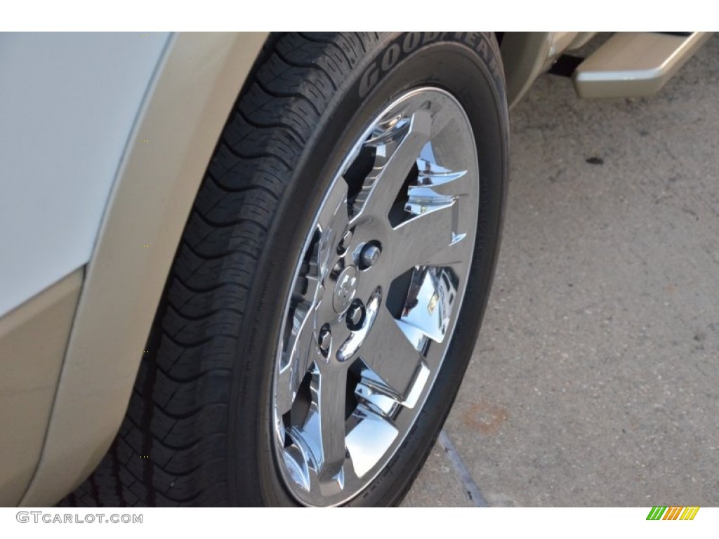 2011 Ram 1500 Laramie Longhorn Crew Cab - Bright White / Light Pebble Beige/Bark Brown photo #7