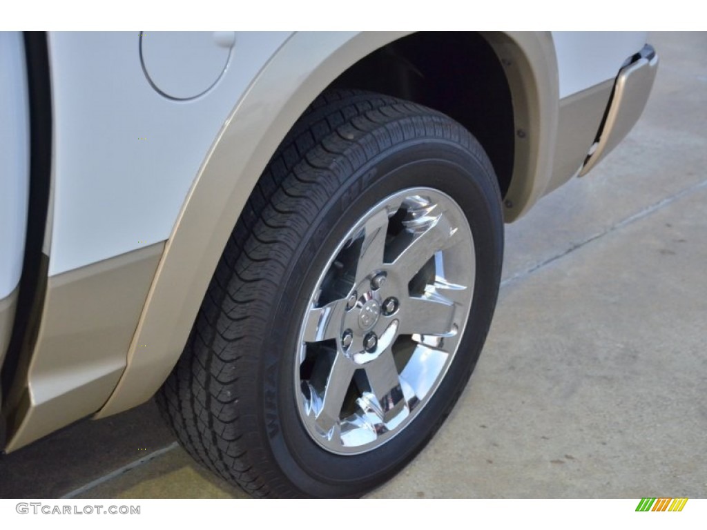 2011 Ram 1500 Laramie Longhorn Crew Cab - Bright White / Light Pebble Beige/Bark Brown photo #15