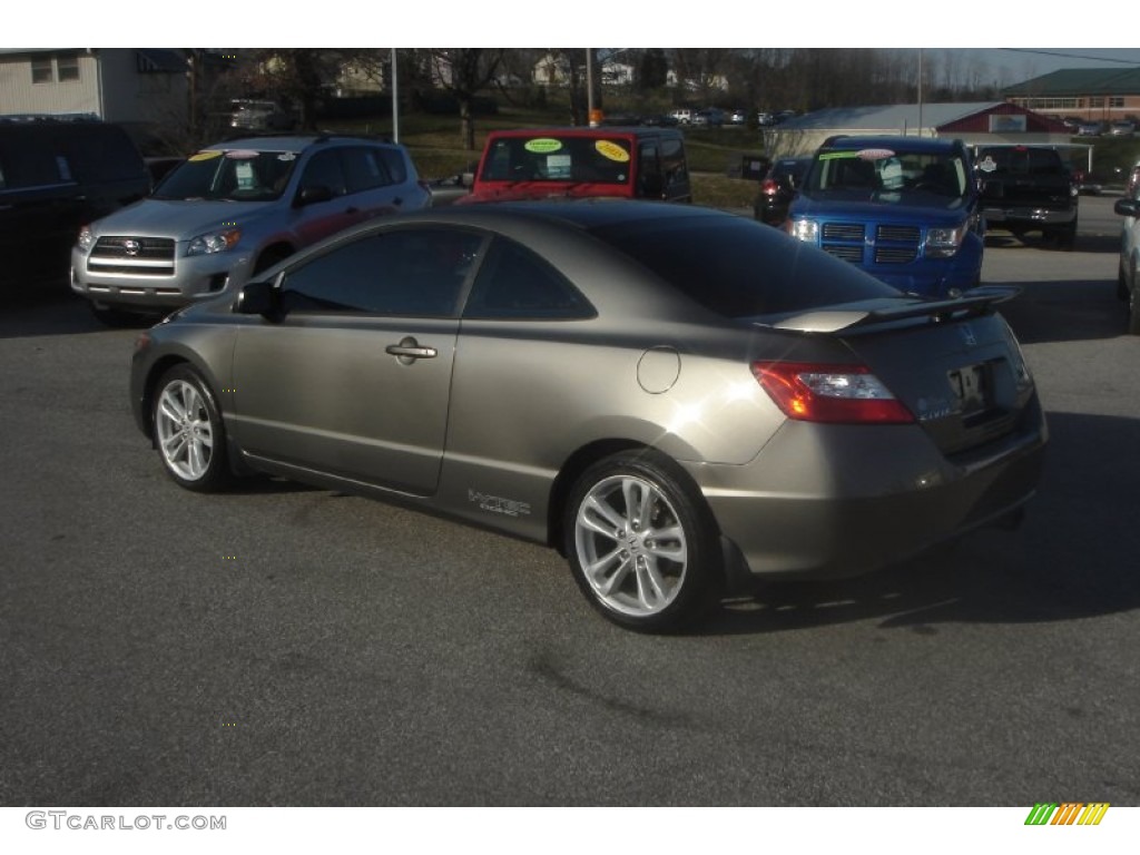 2006 Civic Si Coupe - Galaxy Gray Metallic / Black photo #2