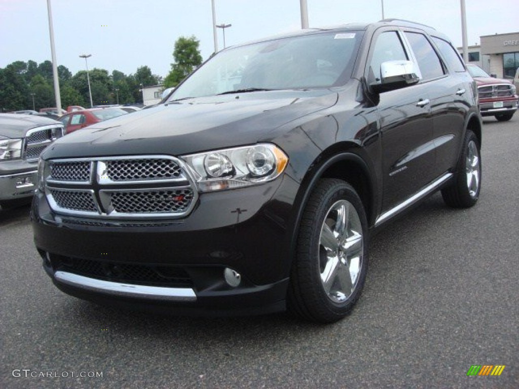 2013 Durango Citadel AWD - Rugged Brown Pearl / Black/Light Frost Beige photo #1