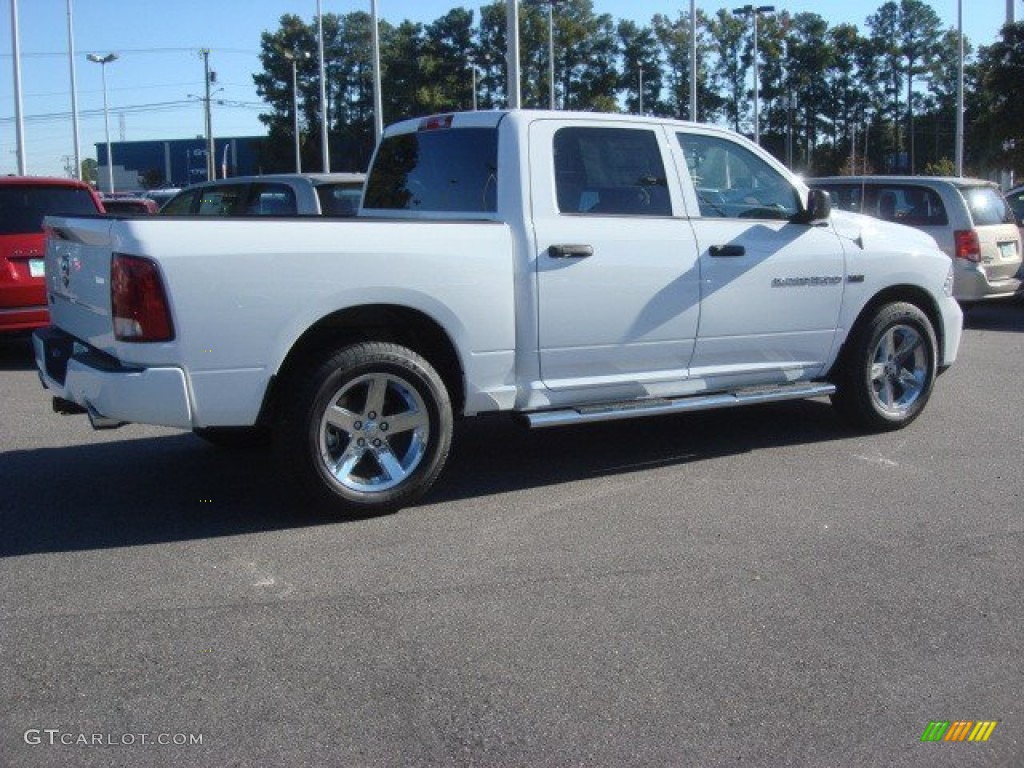 2012 Ram 1500 Express Crew Cab - Bright White / Dark Slate Gray/Medium Graystone photo #4