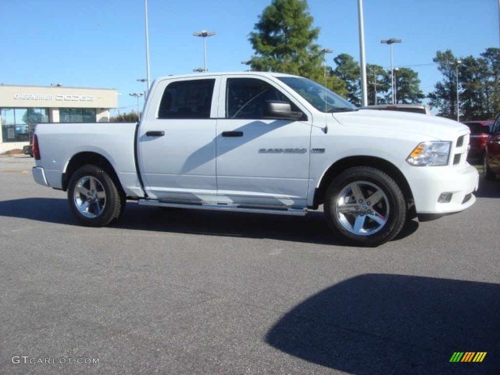 2012 Ram 1500 Express Crew Cab - Bright White / Dark Slate Gray/Medium Graystone photo #5