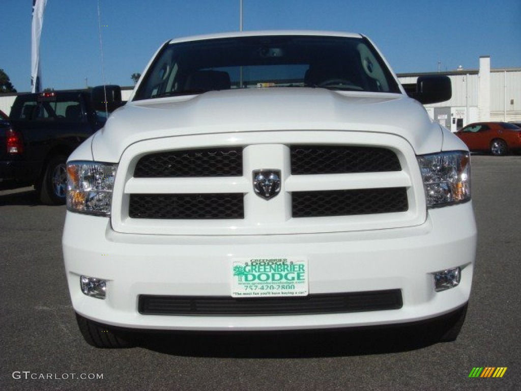 2012 Ram 1500 Express Crew Cab - Bright White / Dark Slate Gray/Medium Graystone photo #7