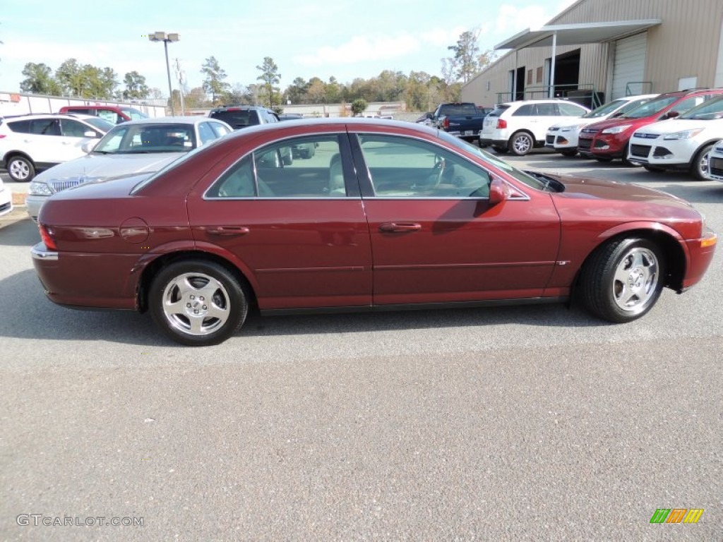 2001 LS V6 - Autumn Red Metallic / Light Graphite photo #12