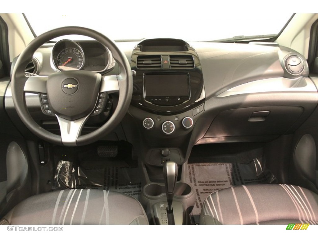 2013 Chevrolet Spark LT Silver/Silver Dashboard Photo #74171581