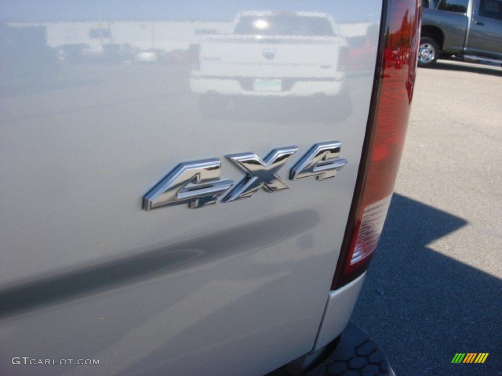 2012 Ram 1500 Express Quad Cab 4x4 - Bright Silver Metallic / Dark Slate Gray/Medium Graystone photo #19