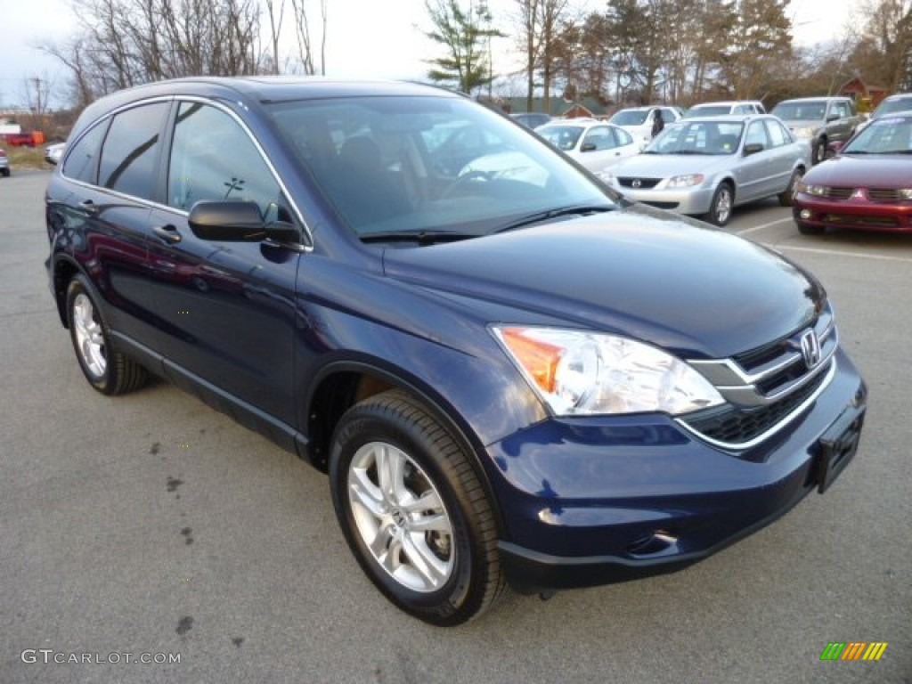 2010 CR-V EX AWD - Royal Blue Pearl / Black photo #1