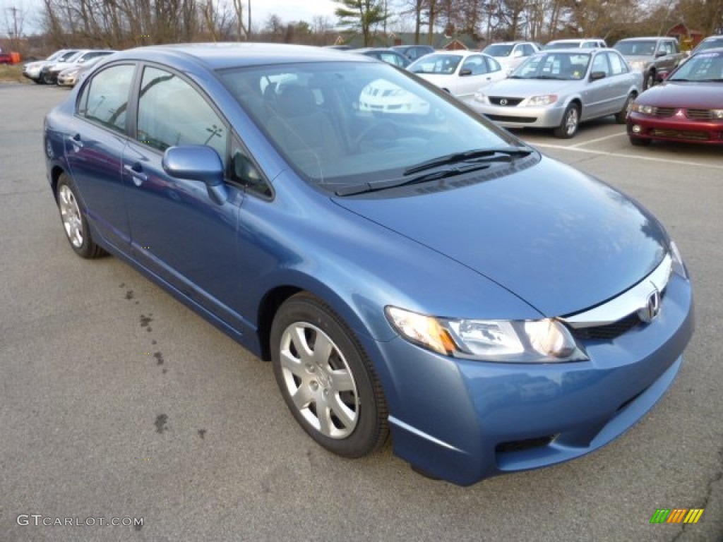 Atomic Blue Metallic 2010 Honda Civic LX Sedan Exterior Photo #74172477