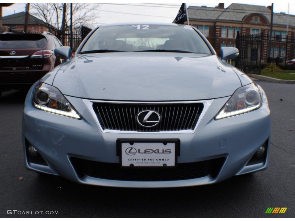 2012 IS 250 AWD - Cerulean Blue / Black photo #2