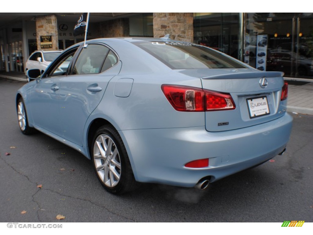 2012 IS 250 AWD - Cerulean Blue / Black photo #4