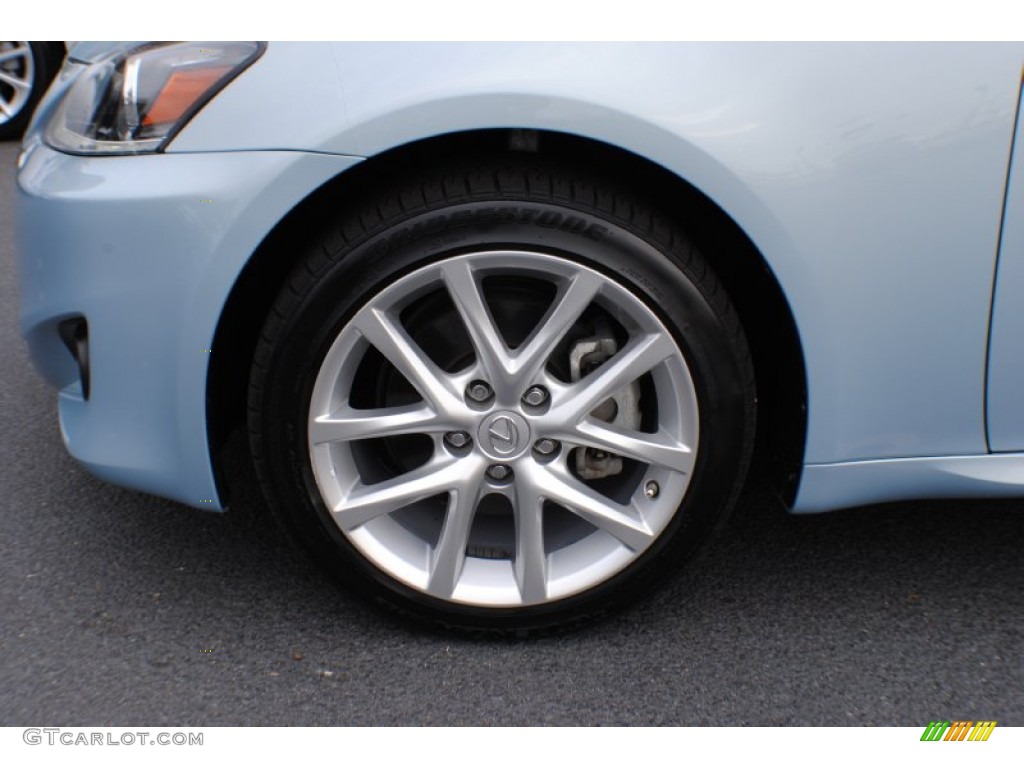 2012 IS 250 AWD - Cerulean Blue / Black photo #8