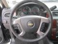 Ebony 2013 Chevrolet Tahoe LT 4x4 Steering Wheel
