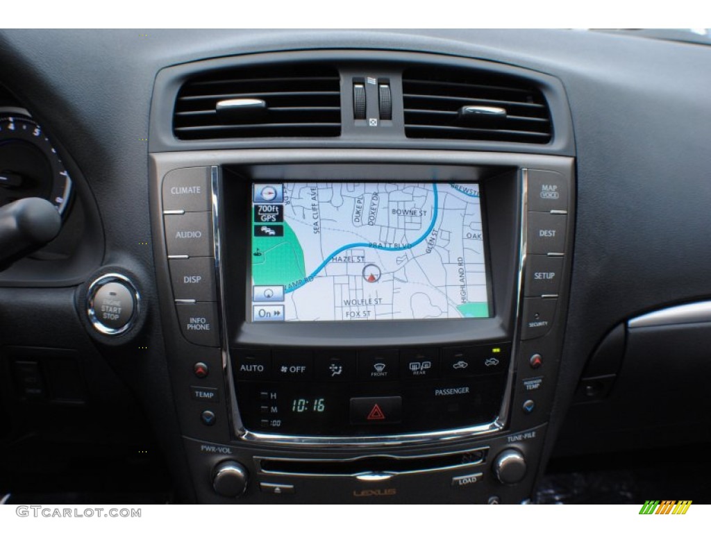 2012 IS 250 AWD - Cerulean Blue / Black photo #13