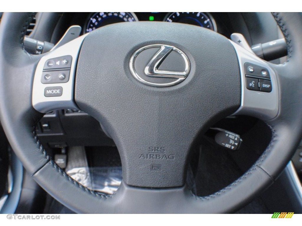 2012 IS 250 AWD - Cerulean Blue / Black photo #18