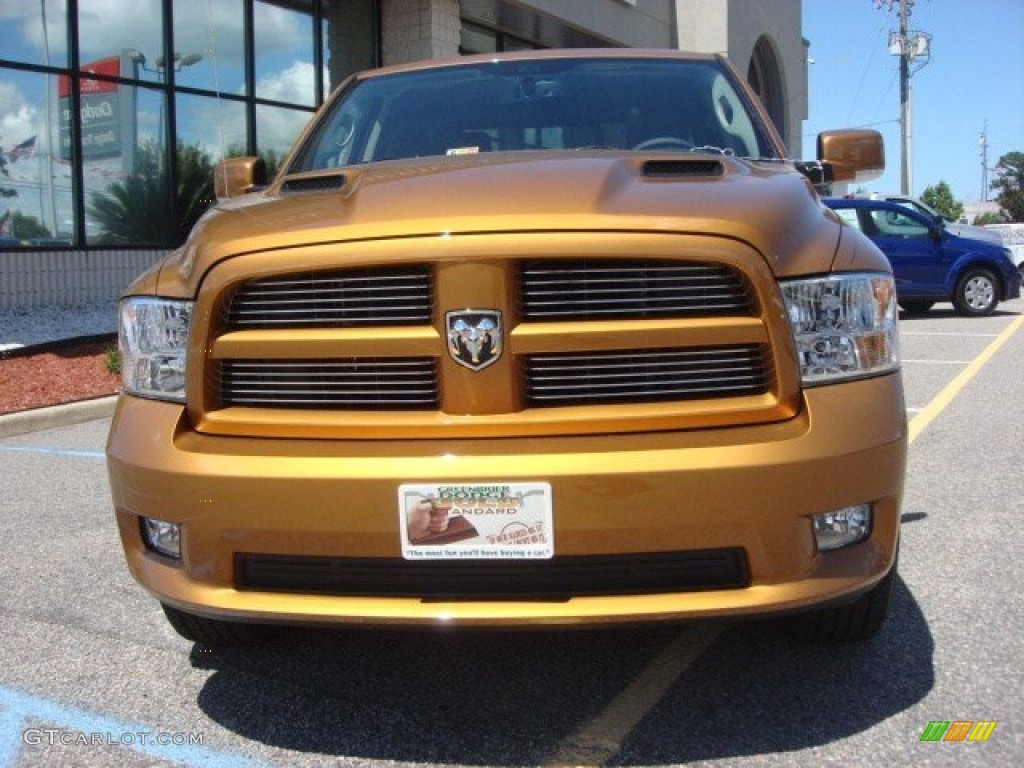 2012 Ram 1500 Sport Crew Cab 4x4 - Tequila Sunrise Pearl / Dark Slate Gray photo #6