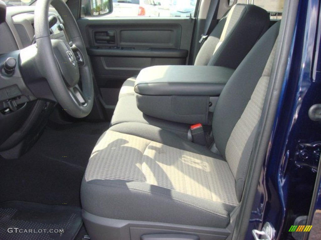 2012 Ram 1500 Express Quad Cab 4x4 - True Blue Pearl / Dark Slate Gray/Medium Graystone photo #7