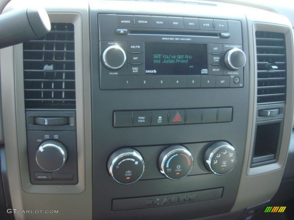 2012 Ram 1500 Express Quad Cab 4x4 - True Blue Pearl / Dark Slate Gray/Medium Graystone photo #11