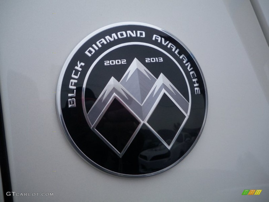 2013 Avalanche LTZ 4x4 Black Diamond Edition - White Diamond Tricoat / Light Titanium photo #10