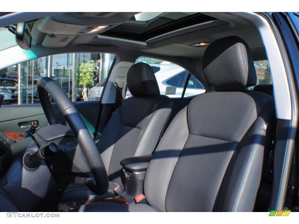 2011 HS 250h Hybrid Premium - Obsidian Black / Black/Brown Walnut photo #12