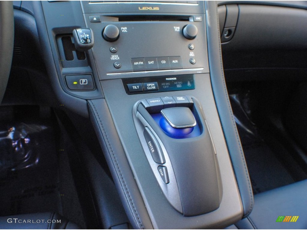 2011 HS 250h Hybrid Premium - Obsidian Black / Black/Brown Walnut photo #17