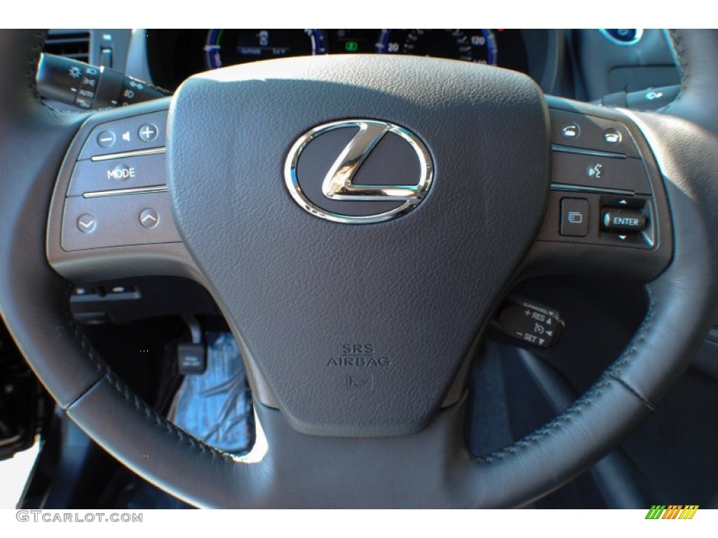 2011 HS 250h Hybrid Premium - Obsidian Black / Black/Brown Walnut photo #18