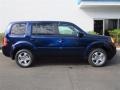 2013 Obsidian Blue Pearl Honda Pilot EX-L  photo #2