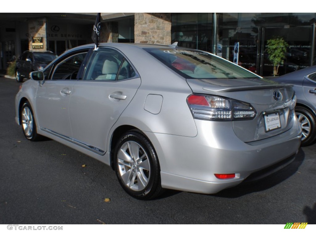 2011 HS 250h Hybrid Premium - Tungsten Pearl / Water Gray photo #4