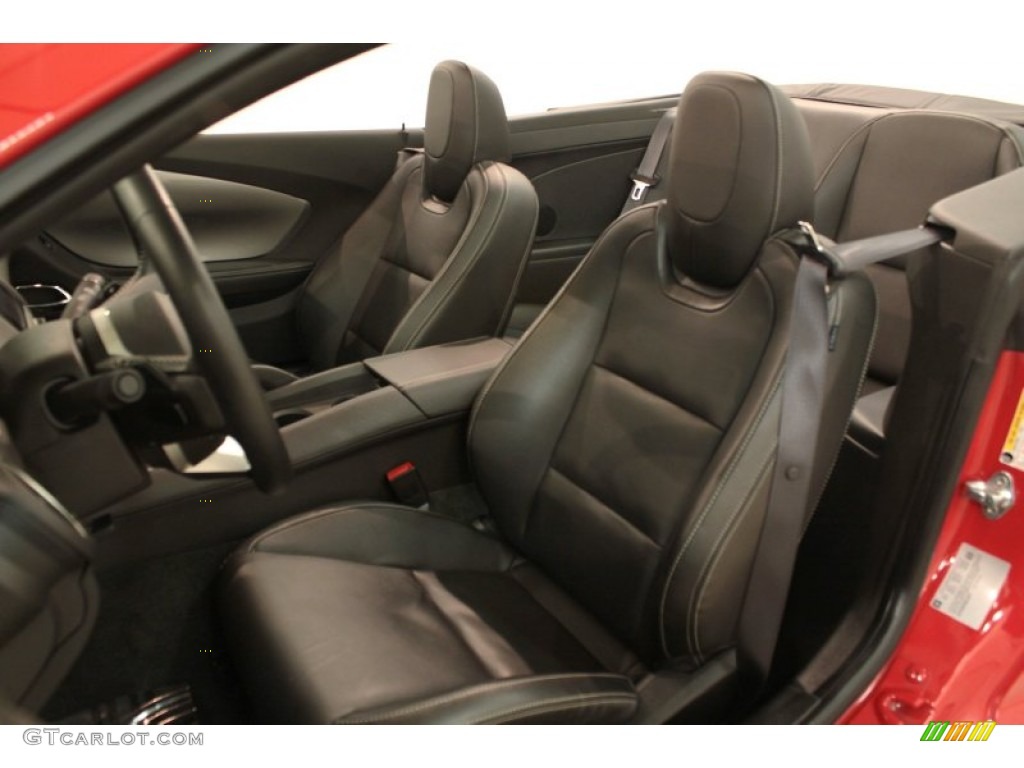 Black Interior 2011 Chevrolet Camaro LT/RS Convertible Photo #74176365