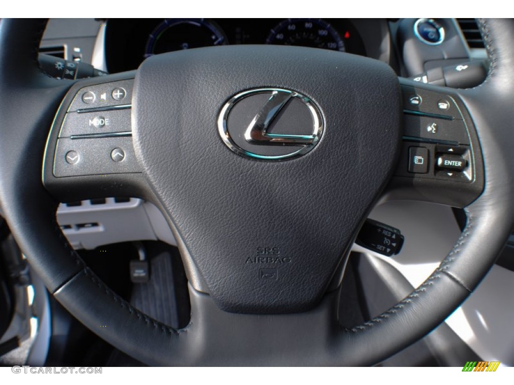 2011 HS 250h Hybrid Premium - Tungsten Pearl / Water Gray photo #19