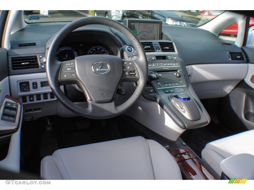 2011 HS 250h Hybrid Premium - Tungsten Pearl / Water Gray photo #20
