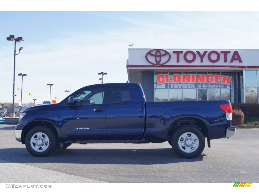 2013 Tundra Double Cab - Nautical Blue Metallic / Sand Beige photo #2