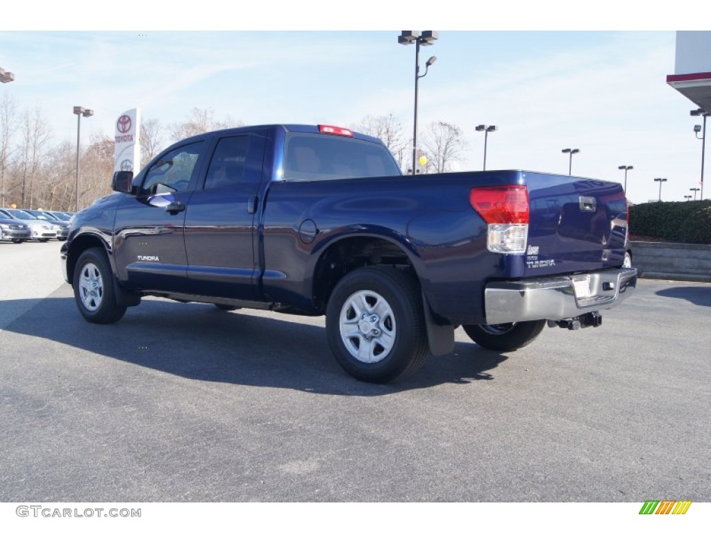 2013 Tundra Double Cab - Nautical Blue Metallic / Sand Beige photo #3