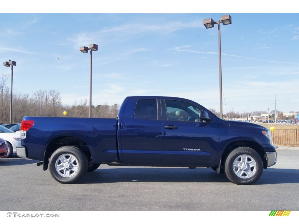 2013 Tundra Double Cab - Nautical Blue Metallic / Sand Beige photo #6