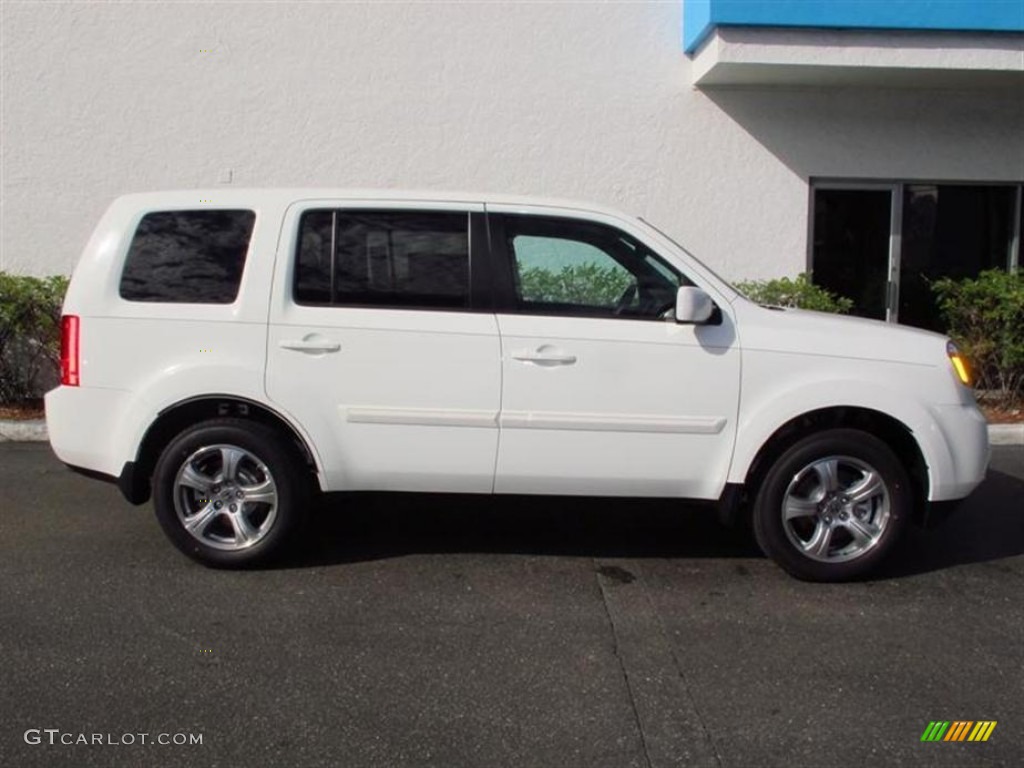 Taffeta White 2013 Honda Pilot EX-L Exterior Photo #74176739