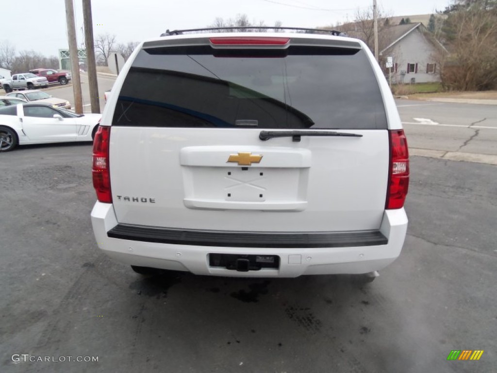 2013 Tahoe LS 4x4 - Summit White / Ebony photo #4