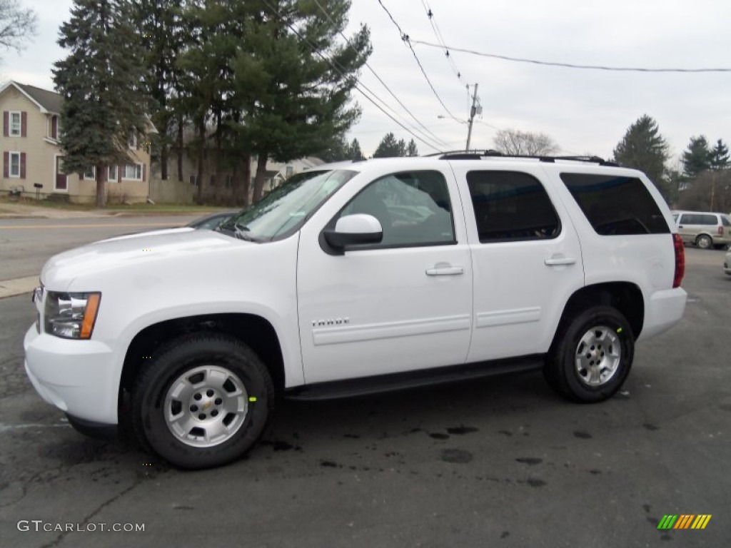 2013 Tahoe LS 4x4 - Summit White / Ebony photo #7